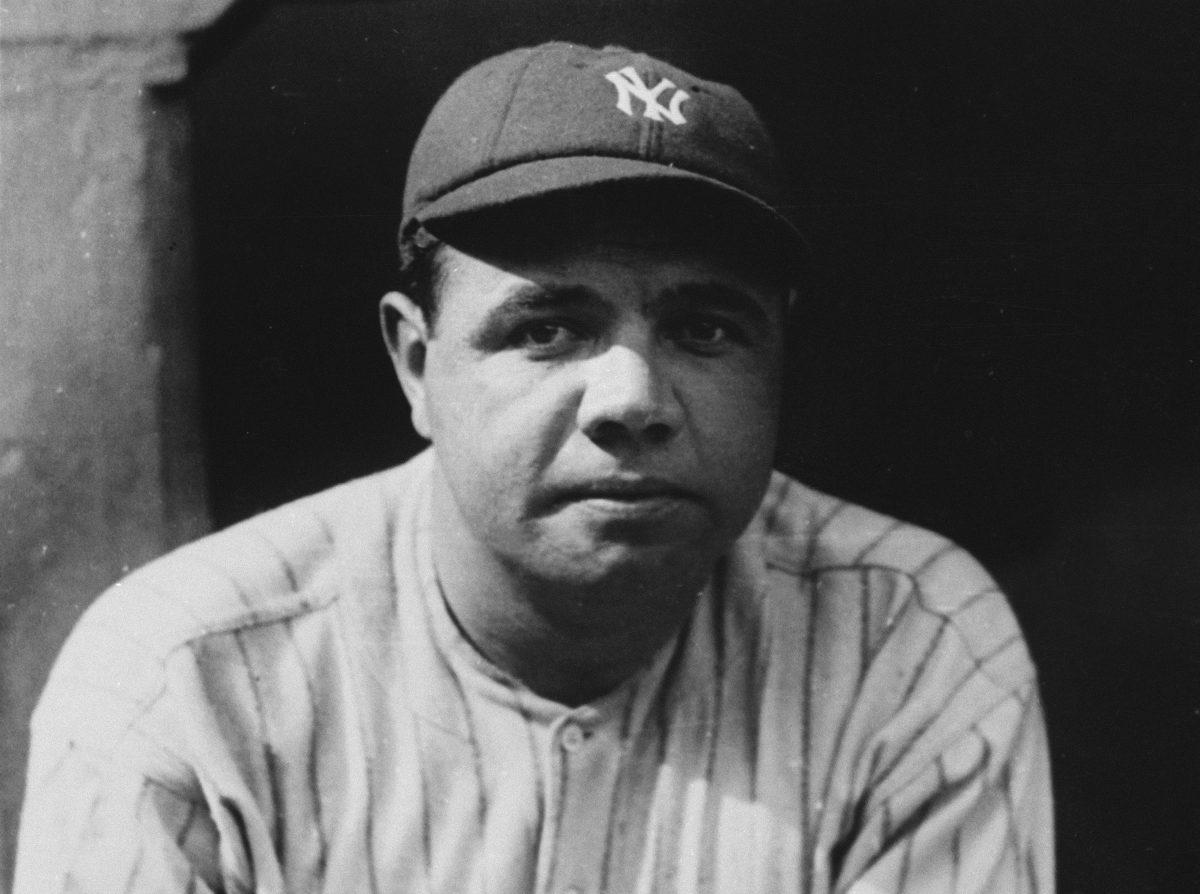 New York Yankees power batter Babe Ruth is seen in 1923. (AP Photo)