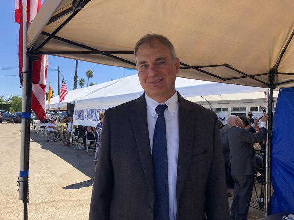 Tom LaPorte, the Communication Officer of GCF, in Garden Grove, Calif. on Sept. 16, 2018. (Annie Wang/Epoch Times)