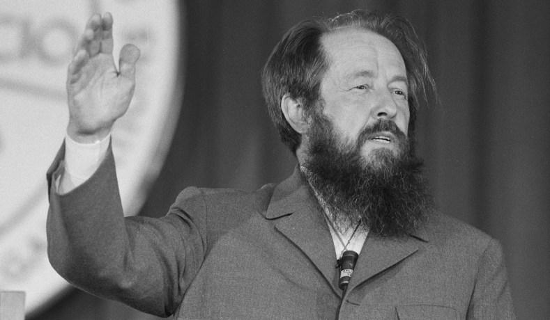 For every Aleksandr Solzhenitsyn, there were scores of Soviets writers bowing to the Kremlin. Solzhenitsyn in 1975. (Library of Congress)
