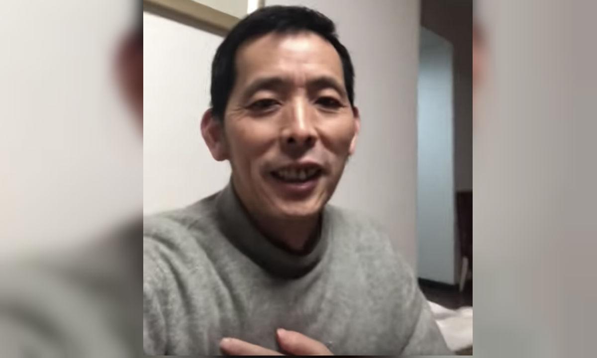 Chinese citizen journalist Fang Bin in a YouTube video posted on Feb. 4, 2020 reporting the deaths in Wuhan during the COVID-19 outbreak. (Screenshot via The Epoch Times)