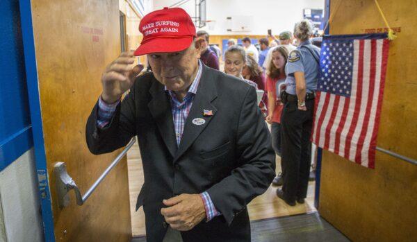 Rep. Dana Rohrabacher (R-Calif.) in Costa Mesa, Calif., on Nov. 6, 2018. (David McNew/Getty Images)