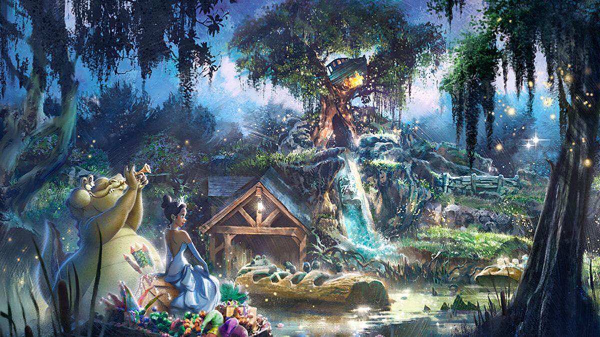 Splash Mountain, a Disney ride will be 'completely reimagined' into a The Princess and the Frog theme. (Courtesy of Disney)