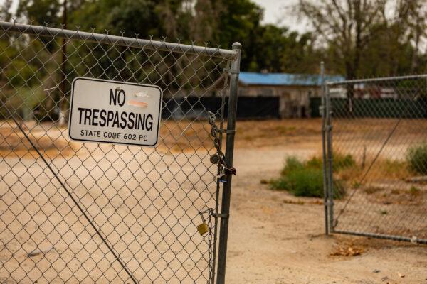 A view of the Ridgeline property, which used to be a golf course, in Orange, Calif., on Sept. 10, 2020. (John Fredricks/The Epoch Times)