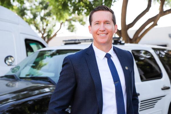 Tustin City Council candidate Ryan Gallagher in Tustin, Calif. (Courtesy of Ryan Gallagher)