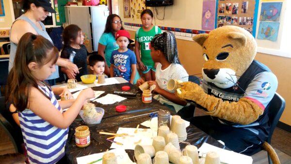 Children participate in an event organized for tenants by property manager Crystal Lawless in Rancho Cucamonga, Calif. (Courtesy of Crystal Lawless)