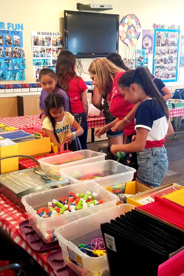 Property manager Crystal Lawless provides for tenants in need in Rancho Cucamonga, Calif. (Courtesy of Crystal Lawless)