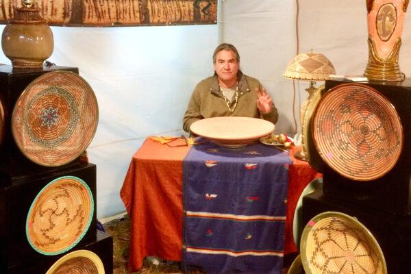 Rich Lopez sits in his home studio in Beaumont, Calif. (Courtesy of Rich Lopez)