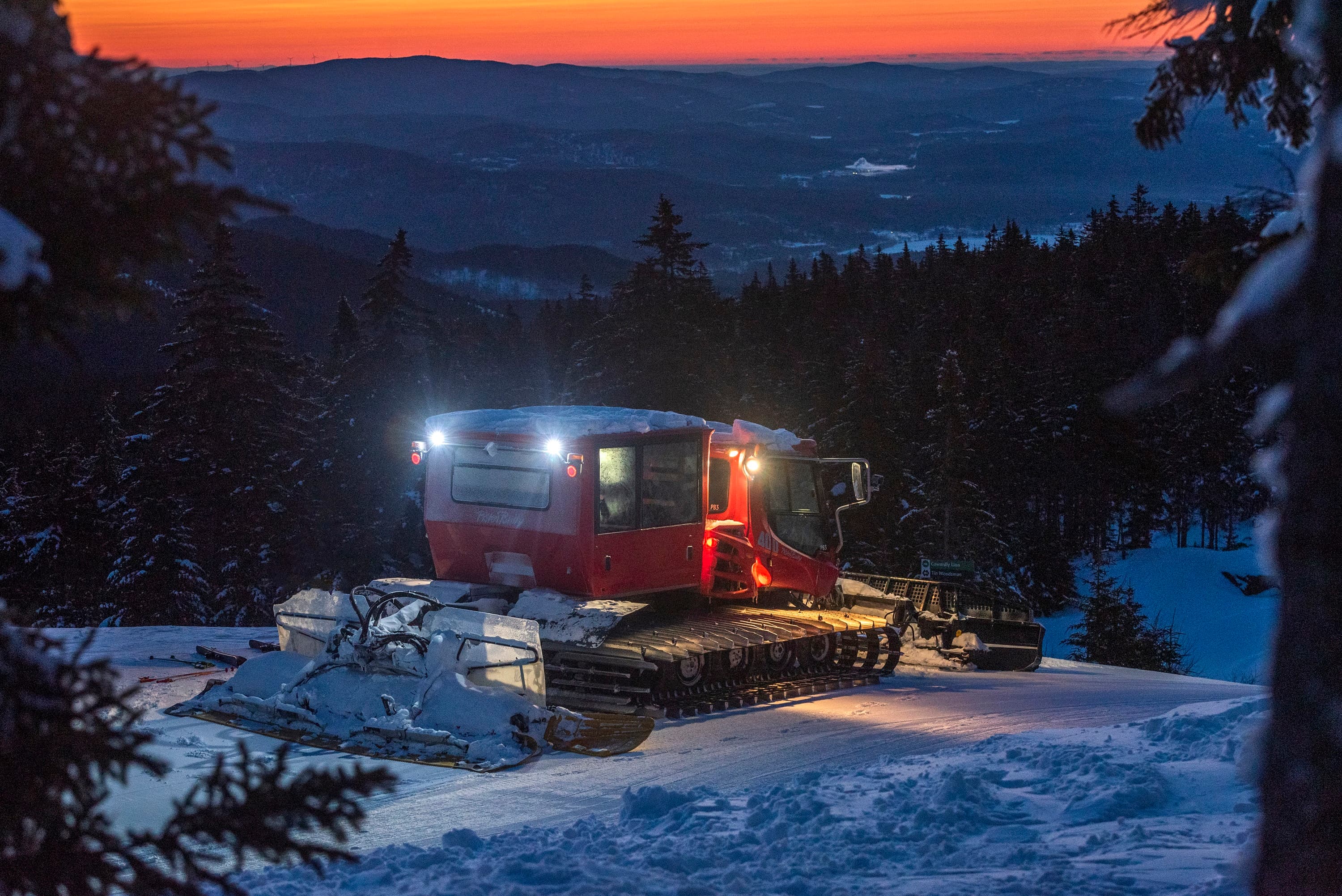 Sunday River resort is known for its excellent grooming to help beginners enjoy the mountain and more advanced skiers enjoy higher speeds. (Kyra Hunsicker/Sunday River)