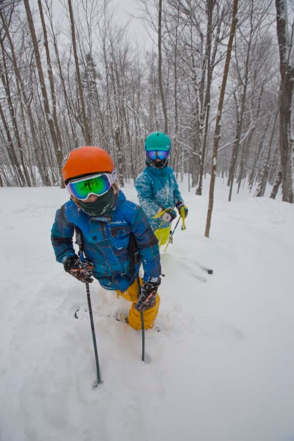 Kids get the royal treatment at the Sunday River SnowSports School. (Nick Lambert/Sunday River)