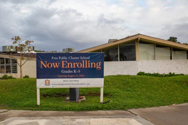 The Orange County Classical Academy in Orange, Calif., on March 10, 2021. (John Fredricks/The Epoch Times)