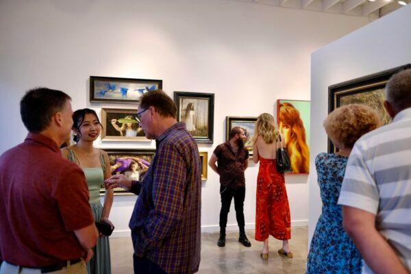 Graduates of the Laguna College of Art and Design presented their final culminating artworks during a July 1 exhibition in Laguna Beach, Calif. (Courtesy of the Laguna Beach College of Art and Design)