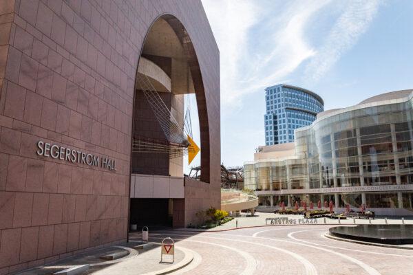 Segerstrom Center for the Arts in Costa Mesa, Calif., on April 5, 2021. (John Fredricks/The Epoch Times)