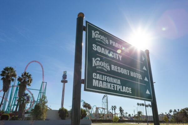 Knott's Berry Farm in Buena Park, Calif., on Jan. 15, 2021. (John Fredricks/The Epoch Times)