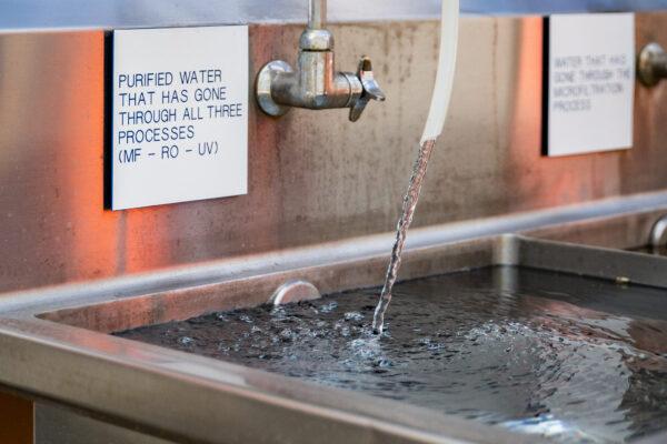 The Orange County Water District plant in Fountain Valley, Calif., on April 27, 2021. (John Fredricks/The Epoch Times)