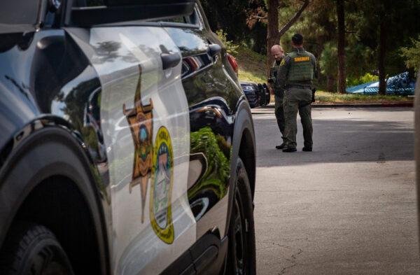 The Orange County Sheriff's Department, Yorba Linda, begin the use of body cameras on Oct. 4, 2021. (John Fredricks/The Epoch Times)