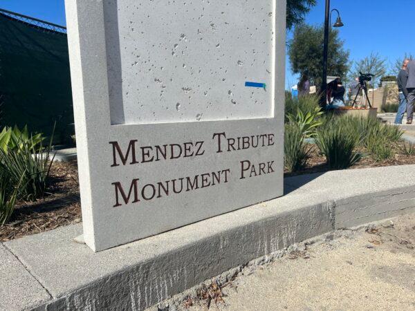 A $1.5 million check was given to the City of Westminster, Calif., on Oct. 19. (Drew Van Voorhis/The Epoch Times)