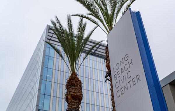 Long Beach City Hall on Nov. 2, 2021. (John Fredricks/The Epoch Times)