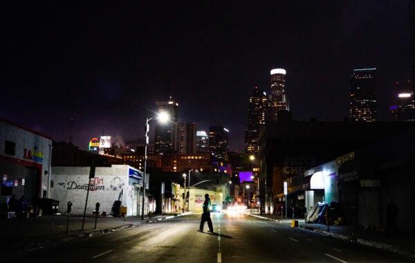 Downtown Los Angeles, Calif., on March 18, 2019. (John Fredricks/The Epoch Times)