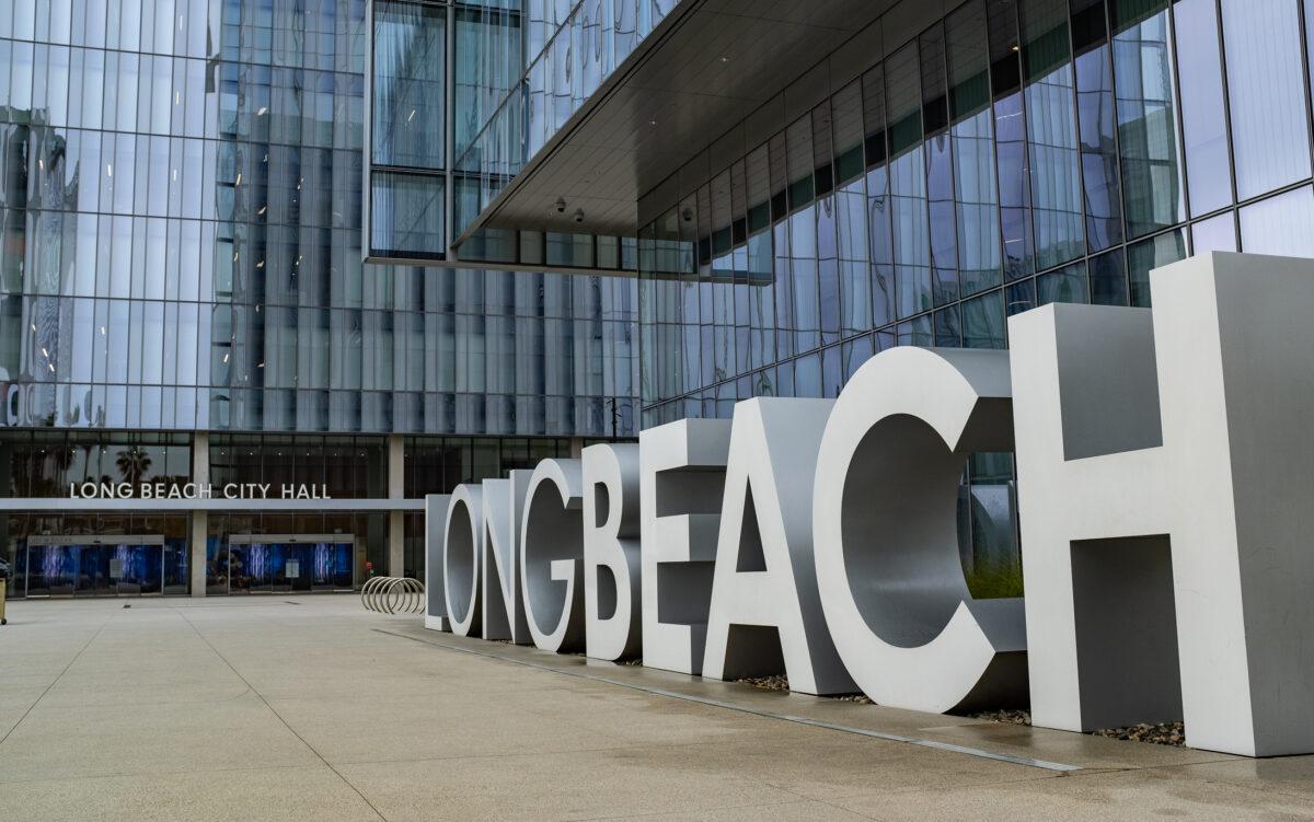 Long Beach City Hall on Nov. 2, 2021. (John Fredricks/The Epoch Times)