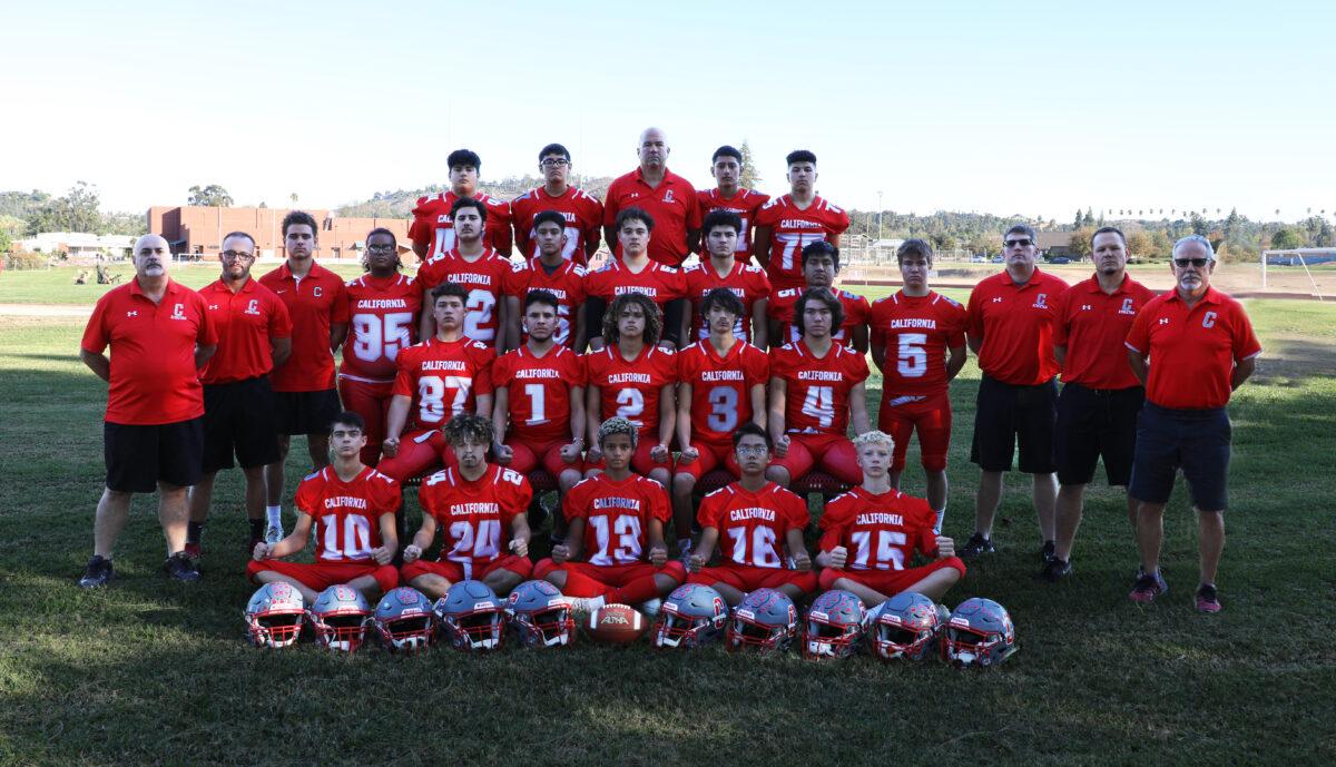 California School for the Deaf, Riverside football team photo. (Courtesy of Assistant Coach Kaveh Angoorani)