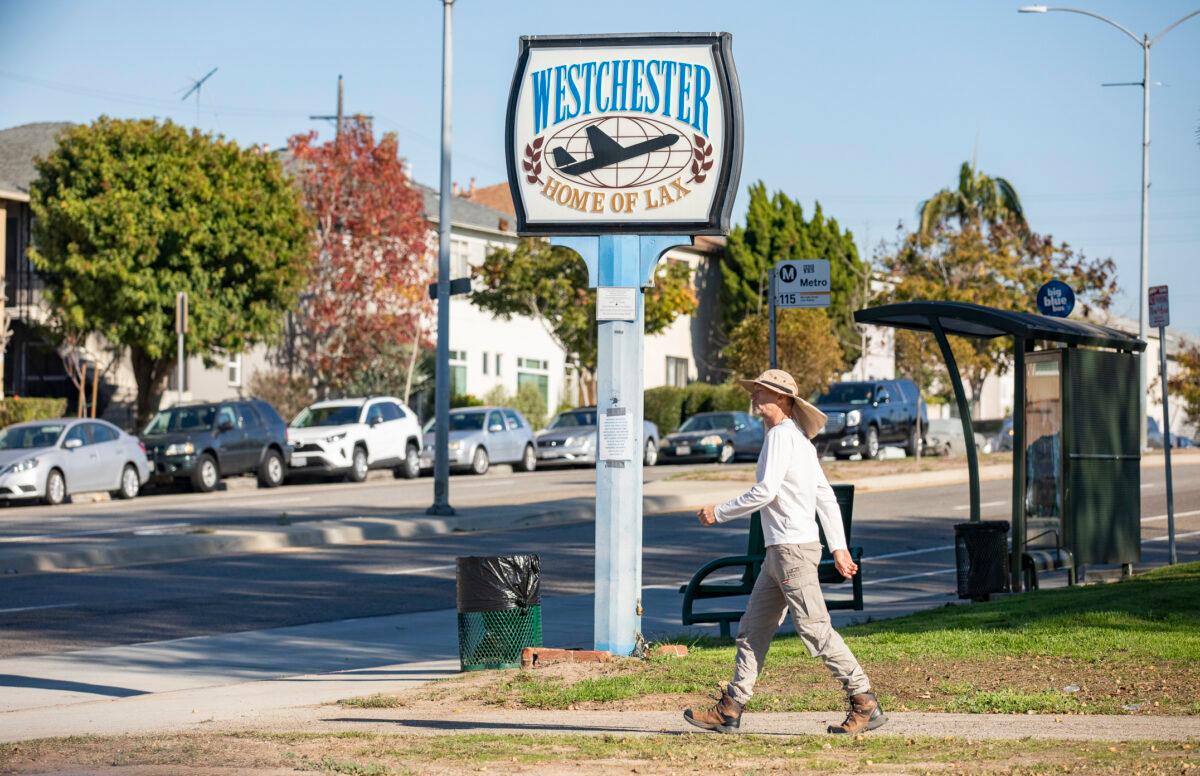 The city of Westchester, Calif., on Dec. 12, 2021. (John Fredricks/The Epoch Times)