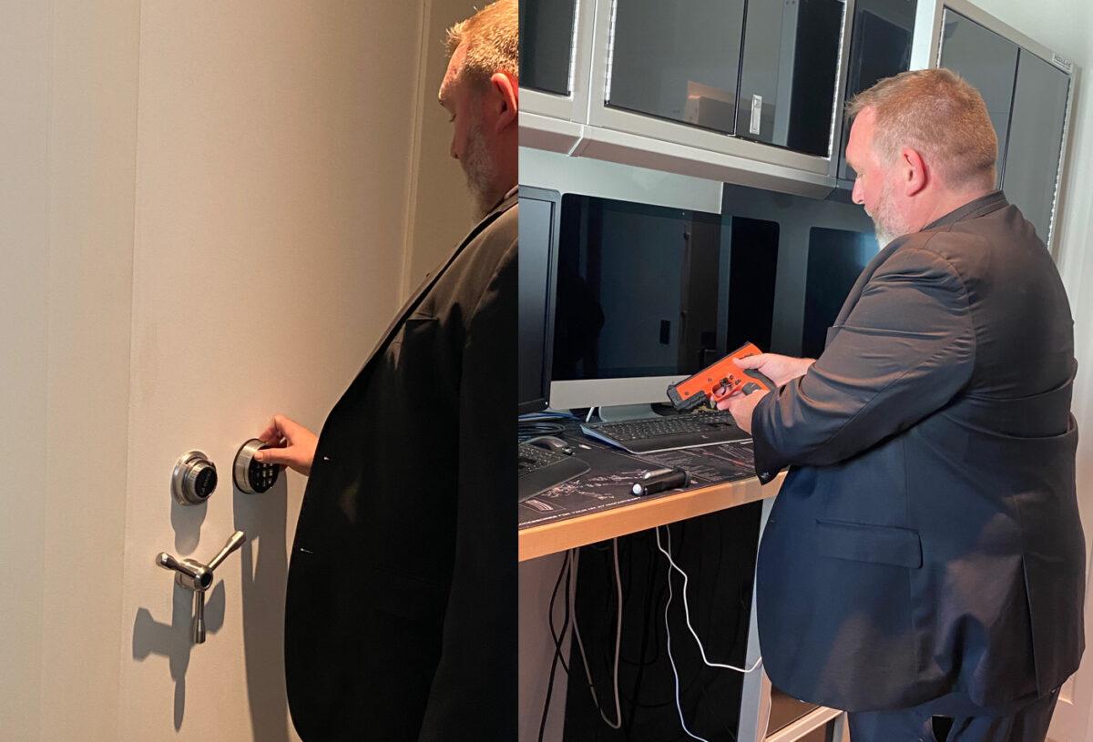 Award-winning special effects guru Greg Strause opens his in-home bunker and displays his survival gear. (Courtesy of Greg Strause)