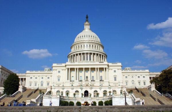The U.S. Capitol is shown in Washington on June 5, 2003. Both houses of the U.S. Congress, the U.S. Senate and the U.S. House of Representatives, meet in the Capitol. (Stefan Zaklin/Getty Images)