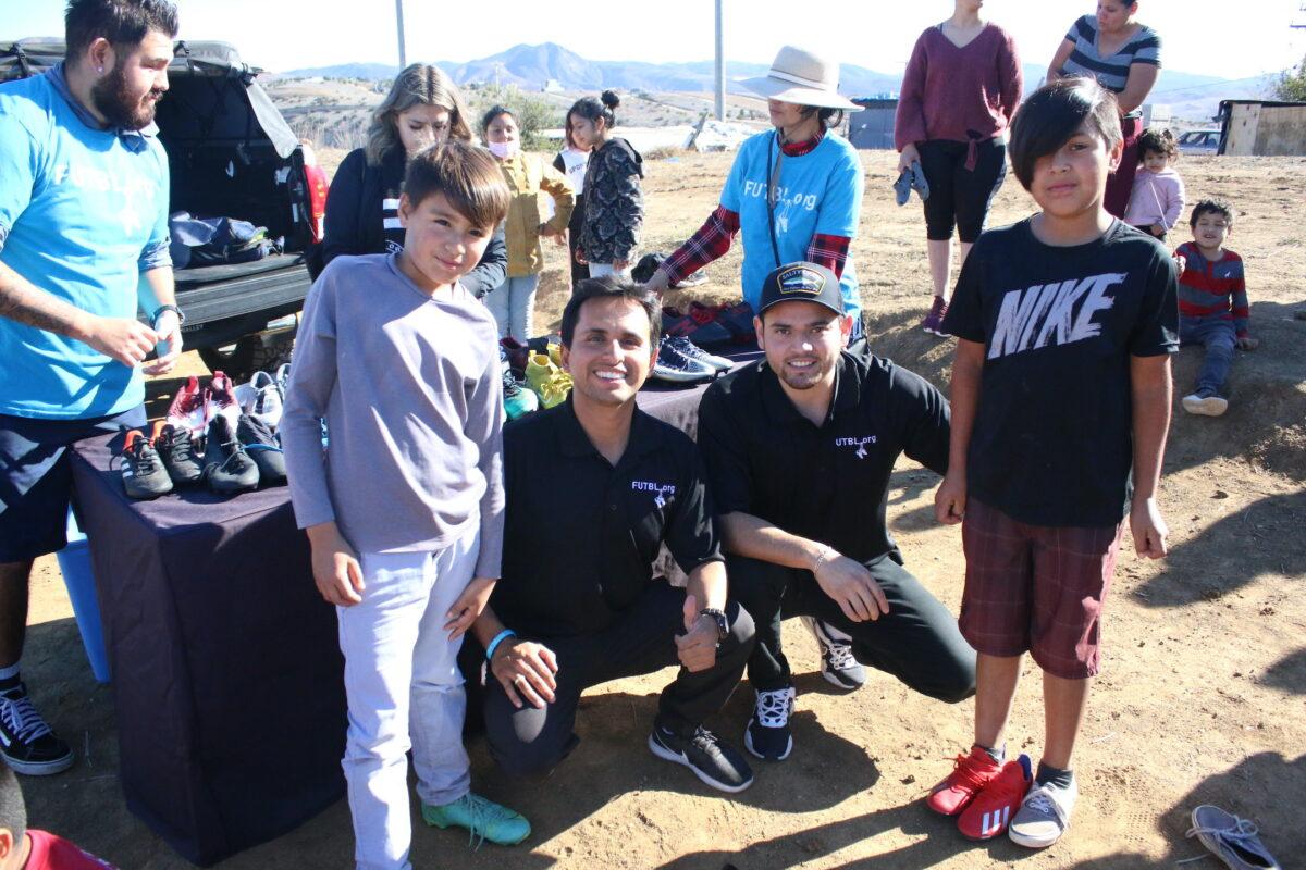 During the pandemic, Roberto Reyes, 27, of Mission Viejo started FUTBL.org, a non-profit organization that collects and distributes used soccer cleats and uniforms to underprivileged and low-income communities in the U.S. and Mexico. (Courtesy of Roberto Reyes/FUTBL.org)