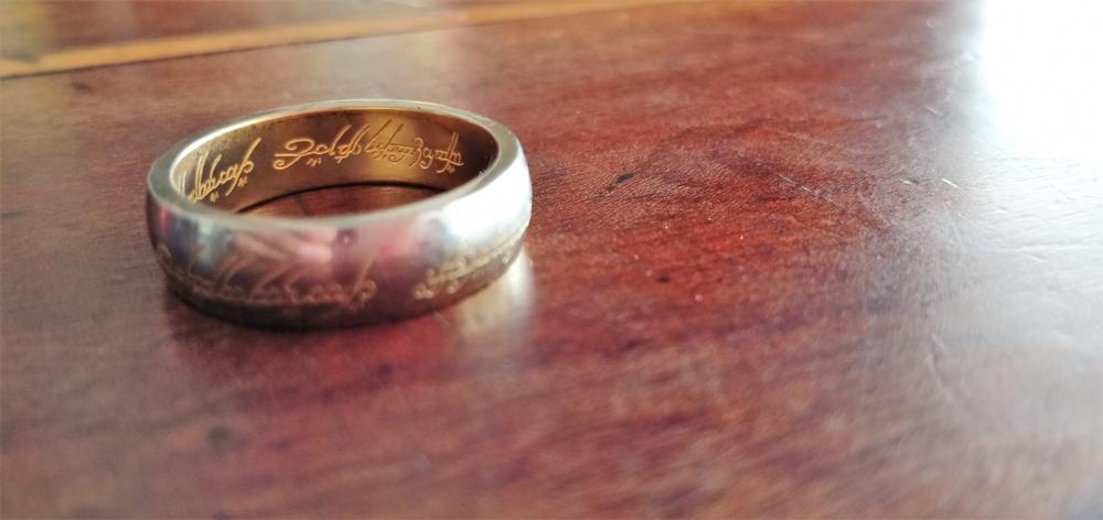 The One Ring, a replica from “The Lord of The Rings” trilogy. (Yudi Angga Kristanu/Shutterstock)