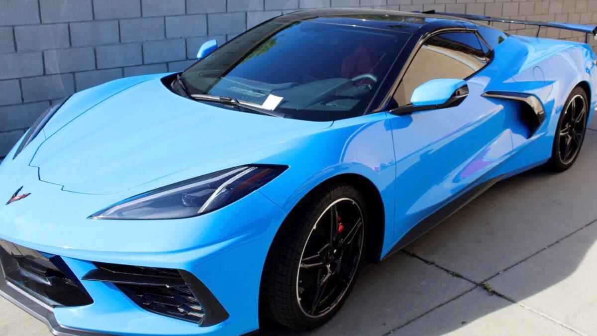 A stolen luxury car was recovered by a special unit with the California Highway Patrol (CHP) on March 24, 2022. (Courtesy of California Highway Patrol)