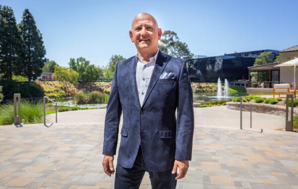 Newport Beach Chamber of Commerce President Steve Rosansky in Newport Beach, Calif., on April 12, 2022. (John Fredricks/The Epoch Times)