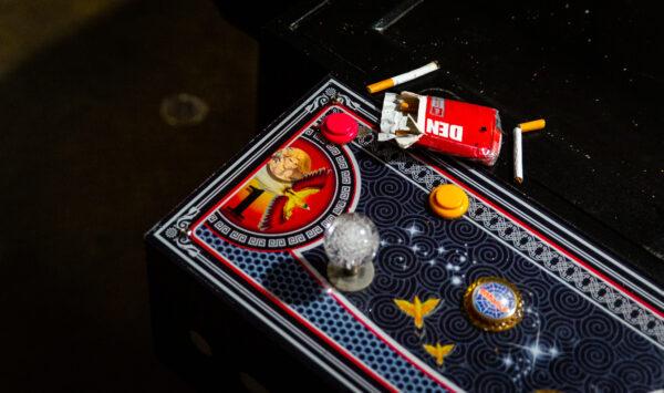 An illegal gambling machine is captured by the Westminster Police Department in Westminster, Calif., on May 10, 2022. (John Fredricks/The Epoch Times)