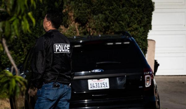 A police officer in a file photo in Westminster, Calif., on May 10, 2022. (John Fredricks/The Epoch Times)