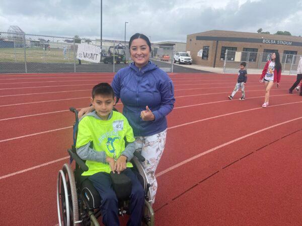 Nearly 2,000 people attend Garden Grove Unified School District’s 51st “Special Games” Olympic-style competitions at Bolsa Grande High School in Garden Grove, Calif., on May 20, 2022. (Carol Cassis/The Epoch Times)