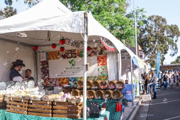 The Garden Grove Strawberry Festival in Garden Grove, Calif., on May 30, 2022. (Julianne Foster/The Epoch Times)