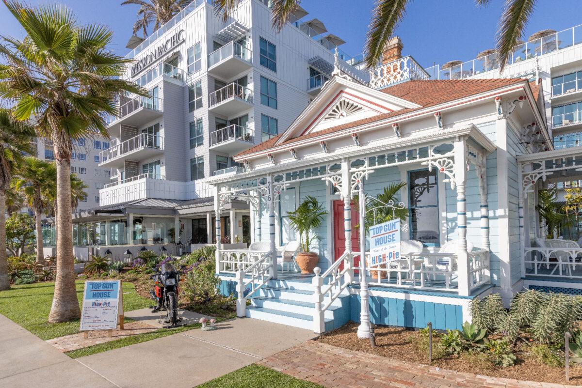 High-Pie at the "Top Gun" house, part of the Mission Pacific Hotel, is a great place to grab a sweet treat while visiting Oceanside, California. (Photo courtesy of Jakob Layman.)