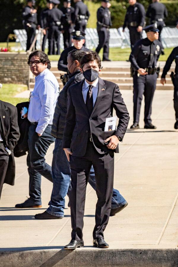 Kevin de León in Los Angeles, Calif., on Feb.2, 2022. (John Fredricks/The Epoch Times)