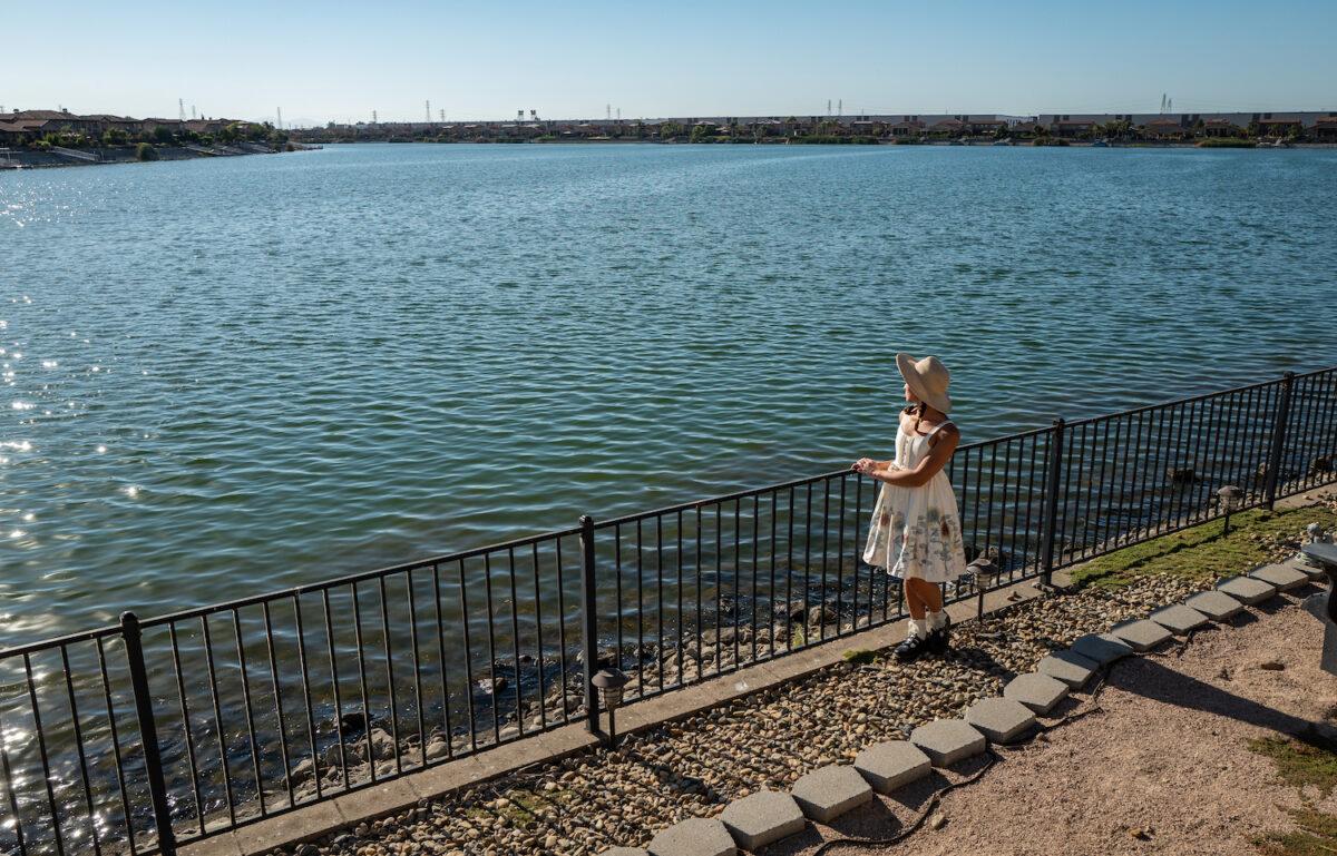 Chloe Cole stands near her home in Northern California on Aug. 26, 2022. (John Fredricks/The Epoch Times)