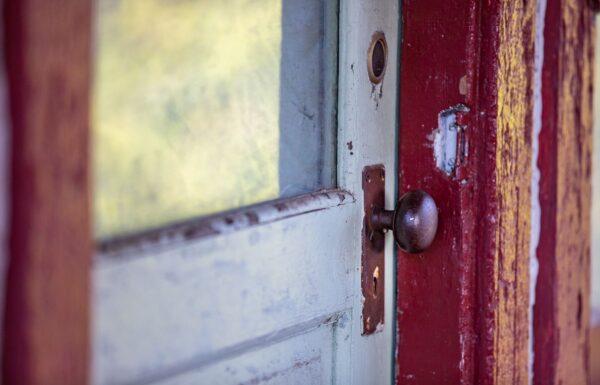 An original doorway of a historical home in San Juan Capistrano, Calif., on Aug. 16, 2022. (John Fredricks/The Epoch Times)