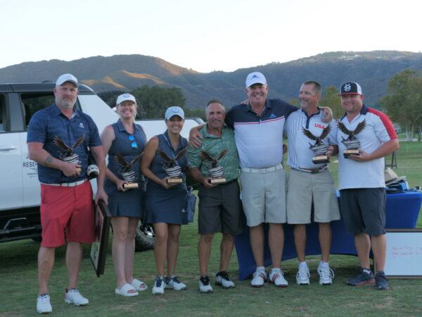 Folds of Honor, a golf club renowned for helping spouses and children of America's fallen and disabled service members, holds fundraising tournament in Temecula, Calif., on Aug. 27, 2022. (Nhat Hoang/The Epoch Times)