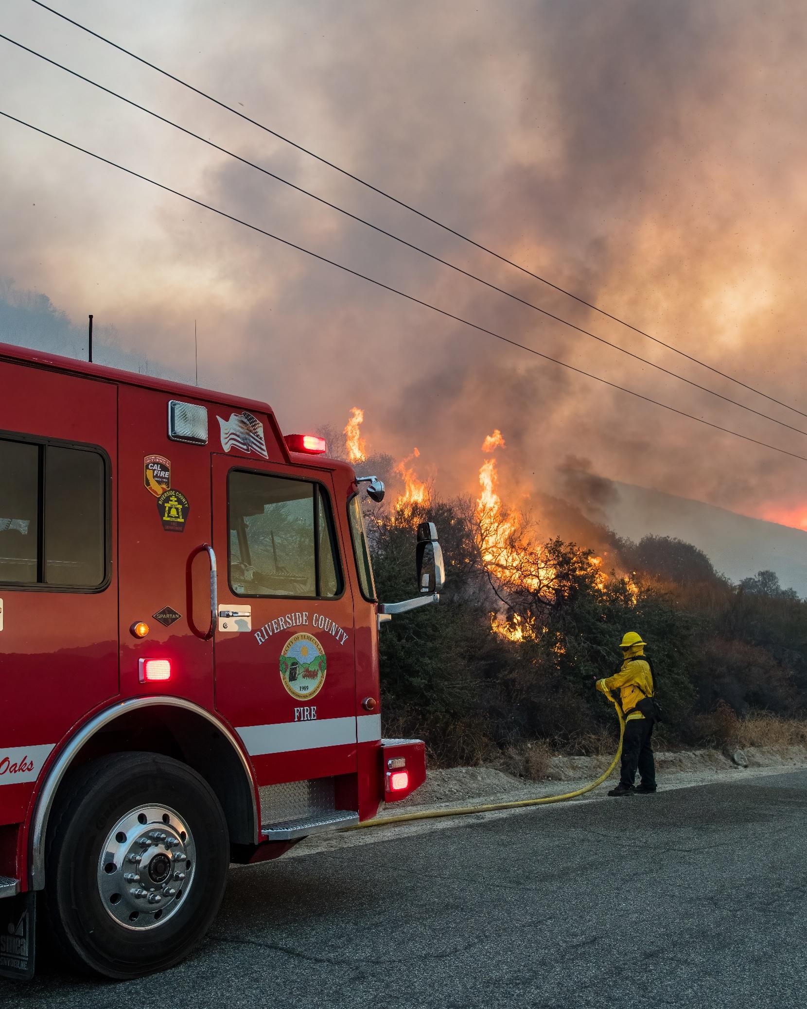 Riverside Wildfire Destroys 3 Houses; Santa Barbara County Fire Grows