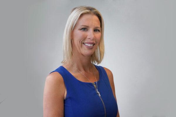 Newport-Mesa school board candidate Kristen Seaburn in Irvine, Calif., on Sept. 9, 2022. (Hau Nguyen/The Epoch Times)