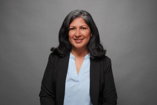 Irvine Mayor Farrah Khan runs for reelection. Photo taken in Irvine, Calif., on Sept. 28, 2022. (Jack Bradley/The Epoch Times)