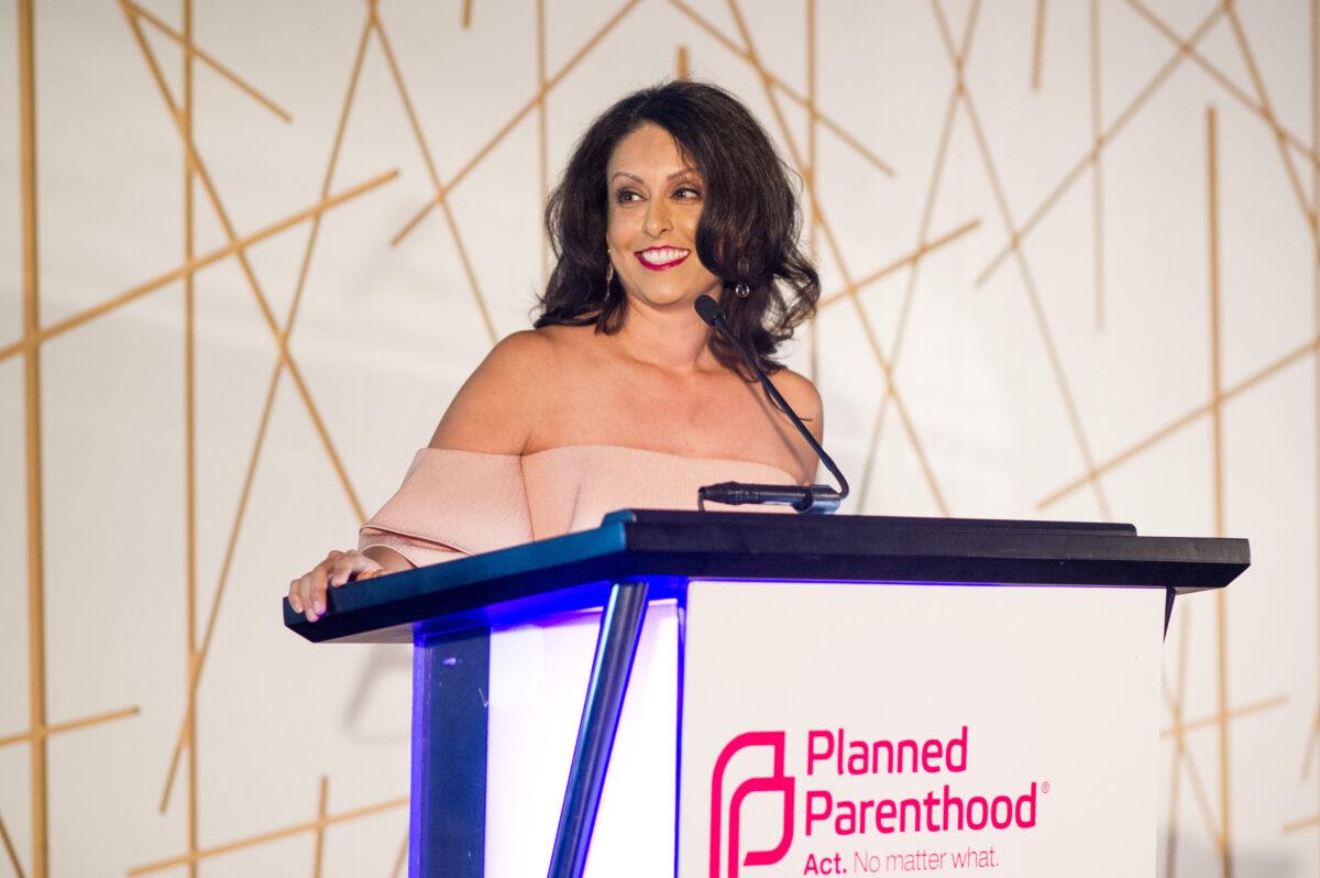 Los Angeles City Councilmember Nury Martinez speaks onstage at an event at the Pacific Design Center in West Hollywood, Calif., on Oct. 6, 2016. (Emma McIntyre/Getty Images for PPAP)