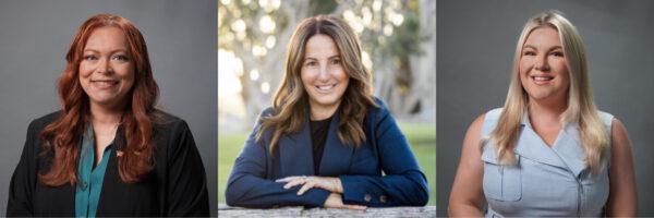 Barbara George (L), Lisa Pearson (C), and Kristen Valle. (L-R: Jack Bradley/The Epoch Times; Courtesy of Lisa Pearson; Jack Bradley/The Epoch Times)