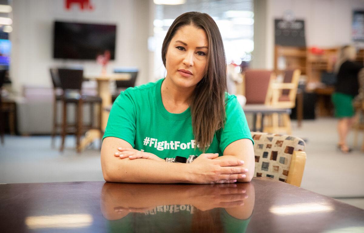 Celeste Fiehler in Palm Springs, Calif., on June 17, 2021. (John Fredricks/The Epoch Times)