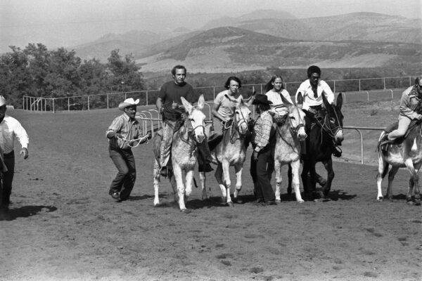 Photo taken at a celebrity fundraising event on the O'Neill family's Rancho Mission Viejo in South Orange County on Oct. 9, 1974. (Courtesy of Orange County Archives)