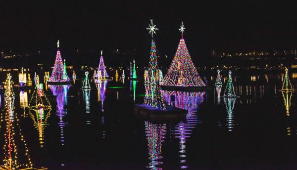Lighting of the Bay at Newport Dunes Waterfront Resort. (Courtesy of Newport Dunes)