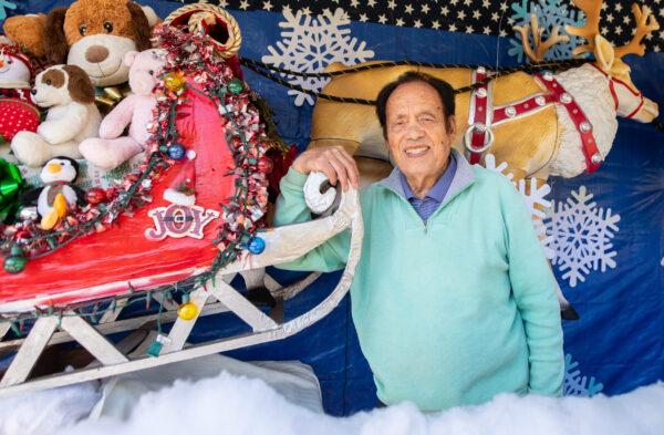 James "Jim" Val at his home in Arcadia, Calif., on Dec. 9, 2022. (John Fredricks/The Epoch Times)