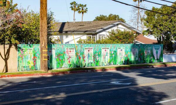 The Poderosas Mural in Costa Mesa, Calif., on Jan. 31, 2023. (John Fredricks/The Epoch Times)